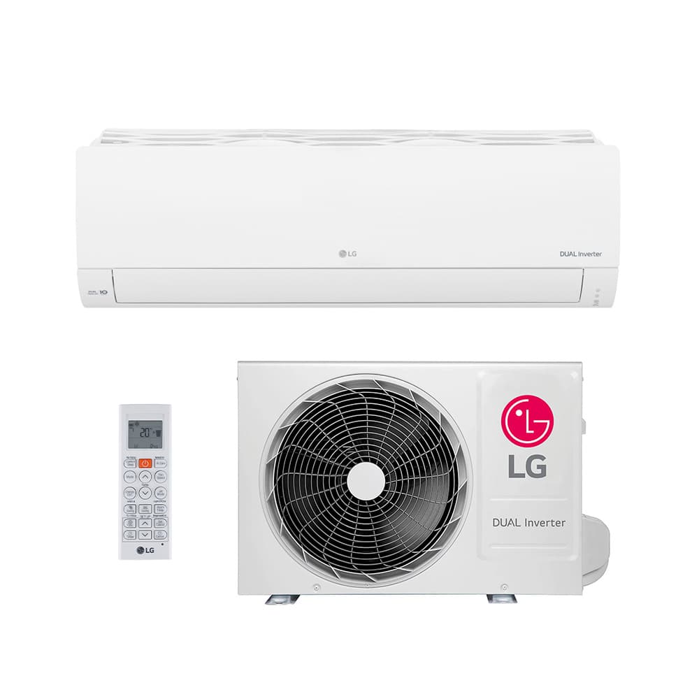 Ar Condicionado Split Hi Wall - Inverter - LG - Dual Compact (Sem Wi-Fi) - 9.000 BTUs - Frio - 220V