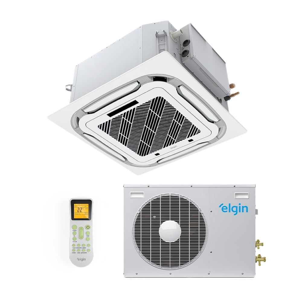 Ar Condicionado Split Cassete 4 Vias - On/Off - Elgin - Plus - 24.000 BTUs - Frio - 220V Monofásico