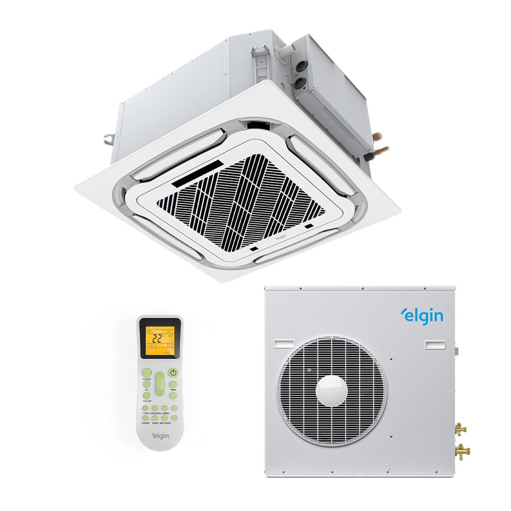 Ar Condicionado Split Cassete 4 Vias - On/Off - Elgin - Plus - 36.000 BTUs - Frio - 220V Monofásico