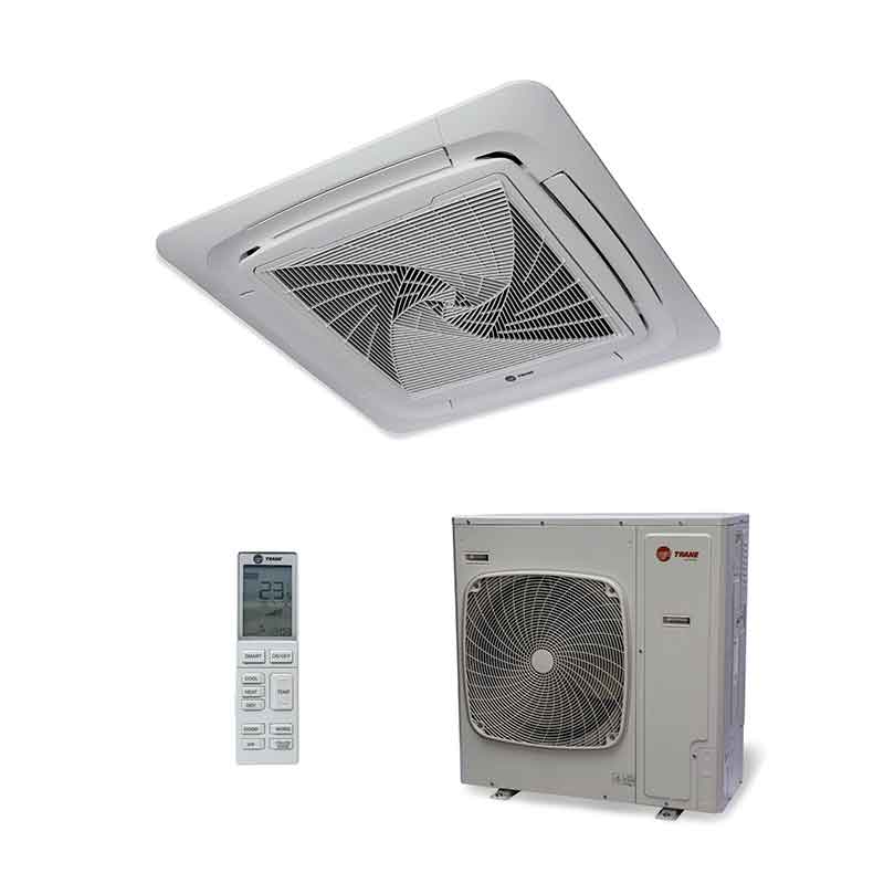Ar Condicionado Split Cassete 4 Vias - Inverter - Trane - 34.000 BTUs - Quente/Frio - 220V Monofásico