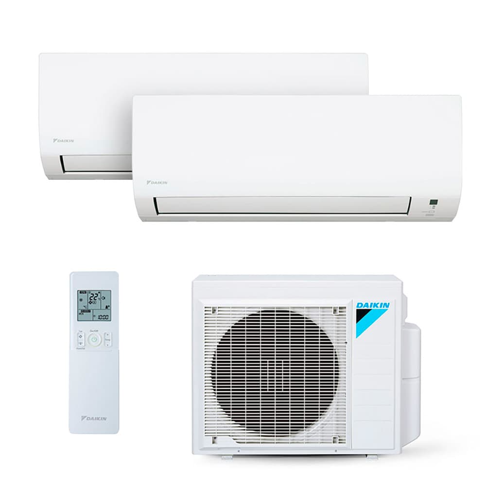 Ar Condicionado Multi Split Inverter Daikin 18.000 BTUs (1 Evap 9.000 e 1 Evap 18.000) Quente/Frio 220V Monofásico