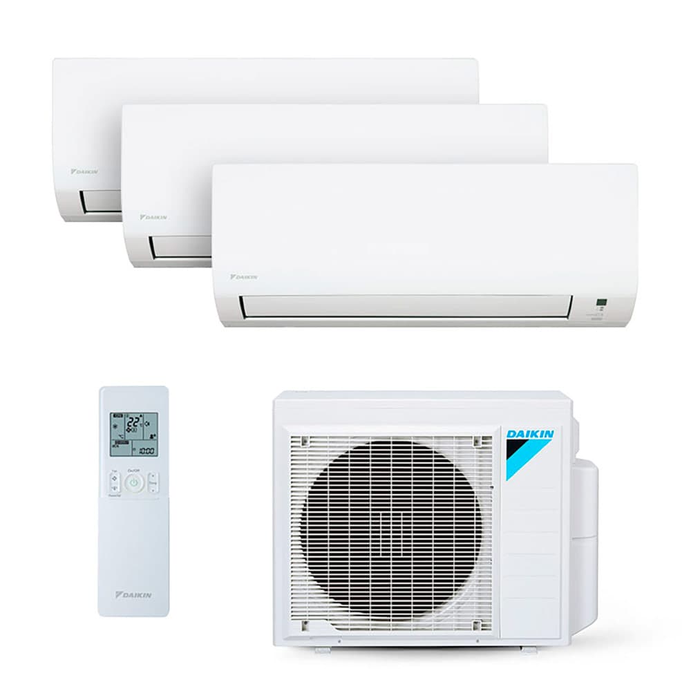 Ar Condicionado Multi Split Inverter Daikin 18.000 BTUs (3 Evap 9.000) Quente/Frio 220V Monofásico