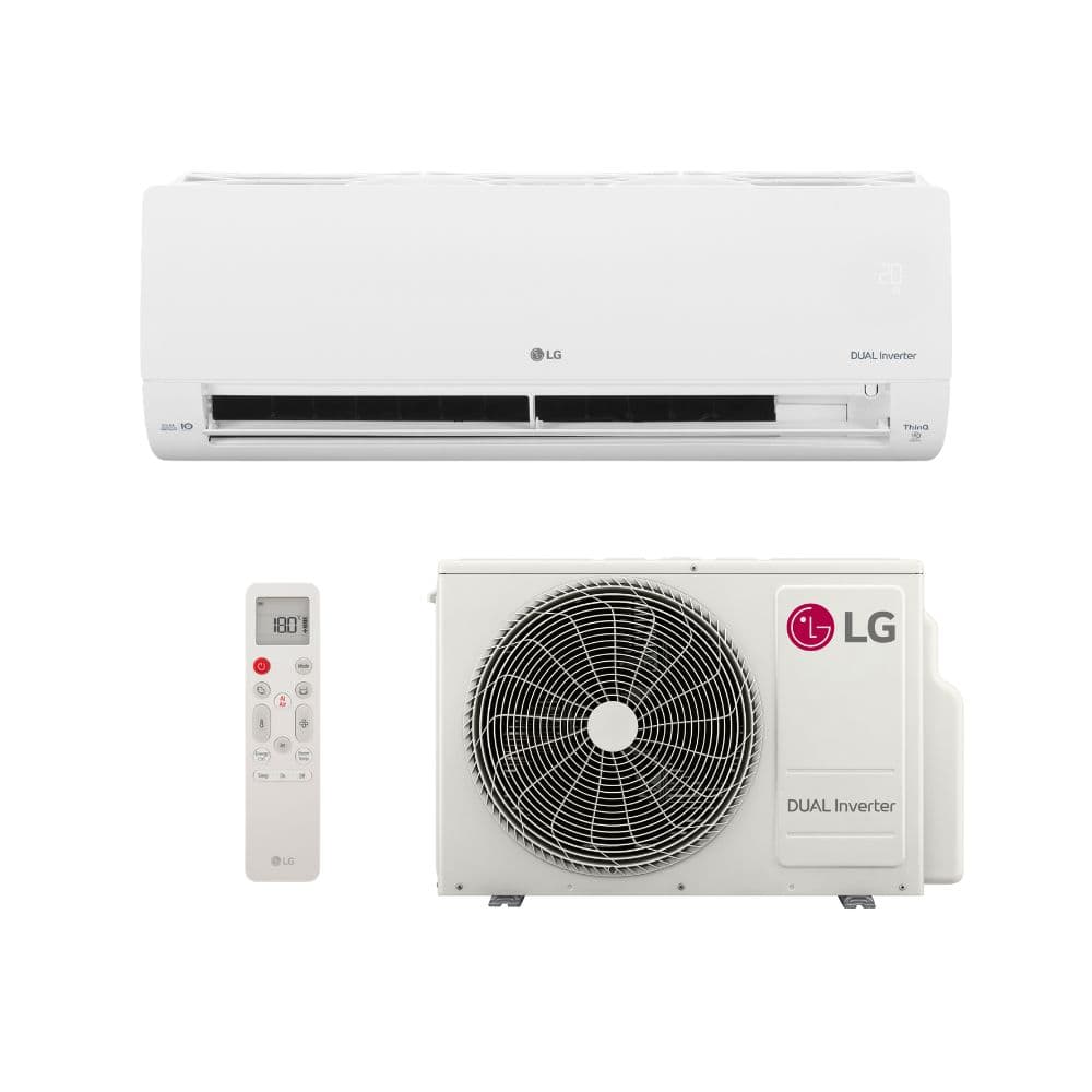 Ar Condicionado Split Hi Wall - Inverter R-32 - LG - Dual Voice + AI - 12.000 BTUs - Frio 127V Monofásico