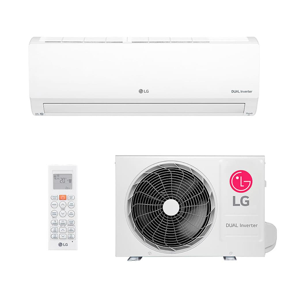 Ar Condicionado Split Hi Wall - Inverter - LG - Dual Voice - 12.000 BTUs - Frio - 127V Monofásico