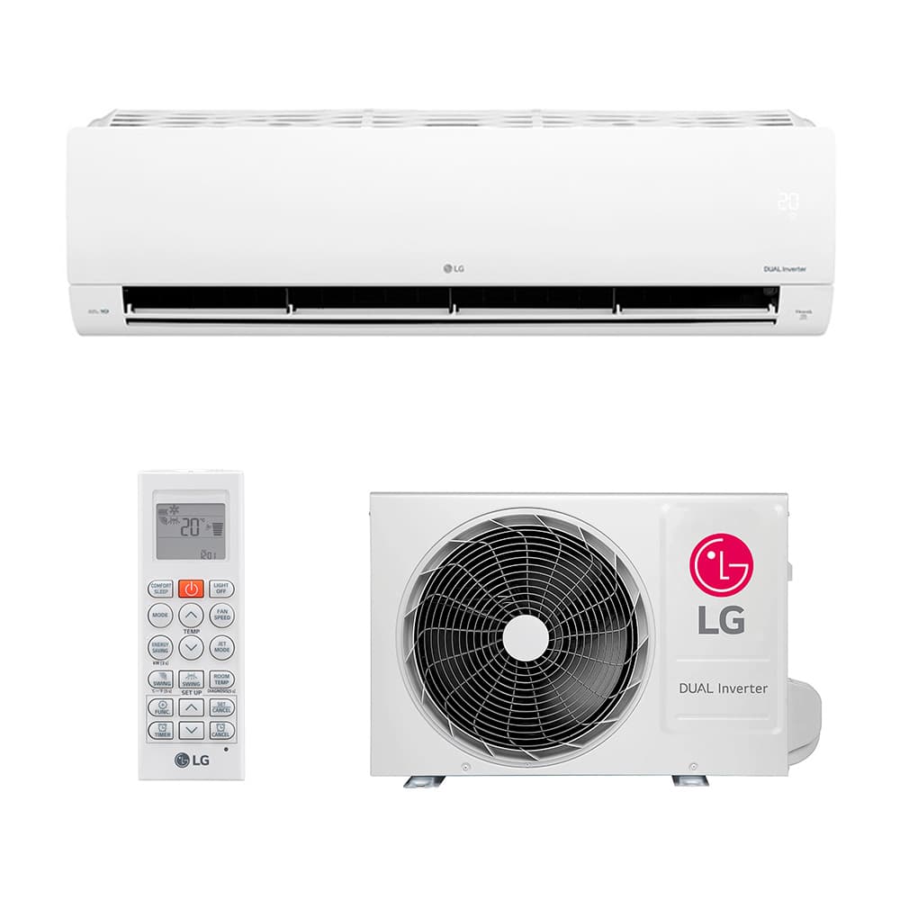 Ar Condicionado Split Hw Inverter Lg Dual Voice + Ai 12000 Btus Frio 127V Monofásico S3NQ12JA31B.EB1GAM1 - OUTLET