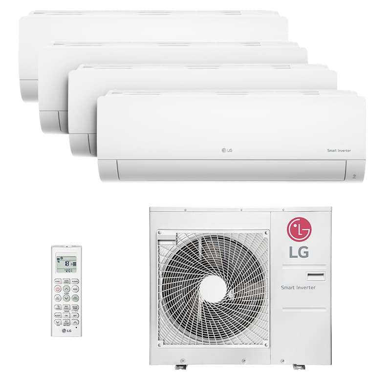 Ar Condicionado Multi Split Inverter LG Hw 30.000 (3x Evap 9.000 e 1 Evap 18.000) Quente/Frio 220V Monofásico