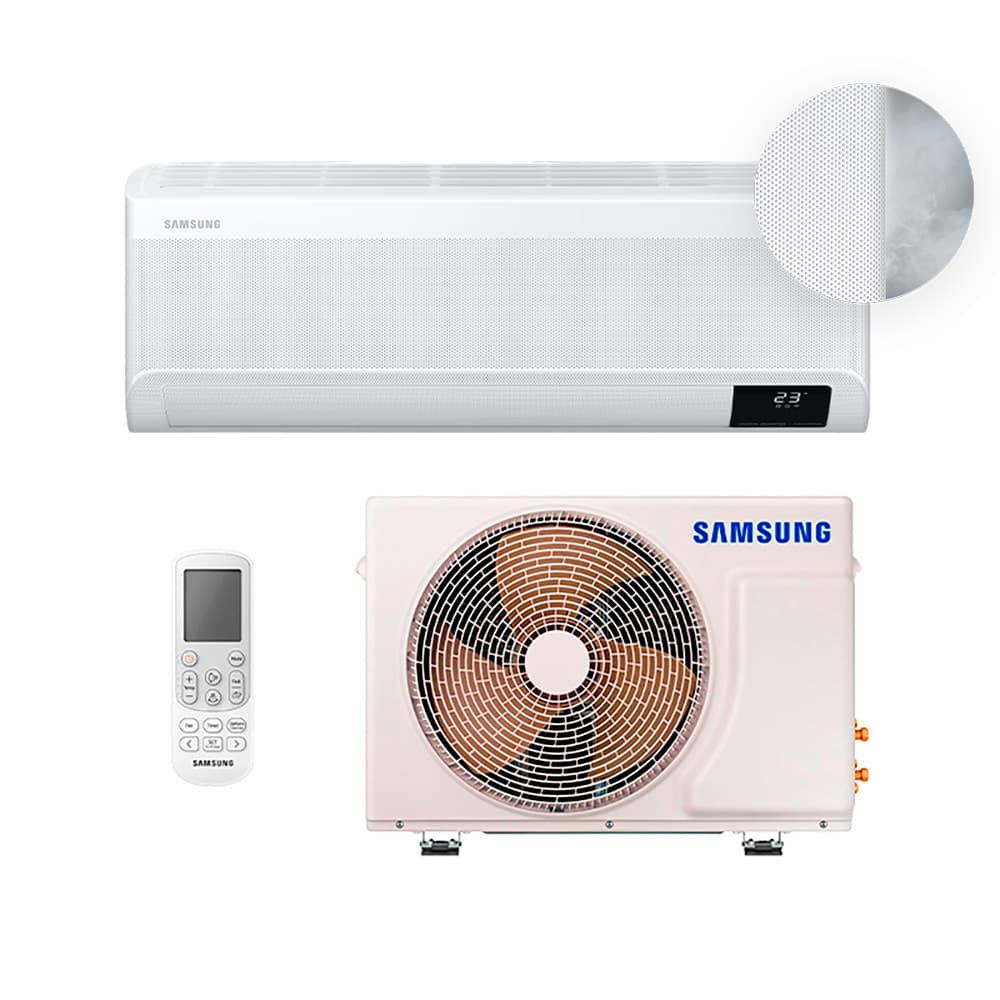 Ar Condicionado Split Hi Wall - Inverter - Windfree Powervolt - Samsung - 9.000 BTUs - Frio - Bivolt - Monofásico