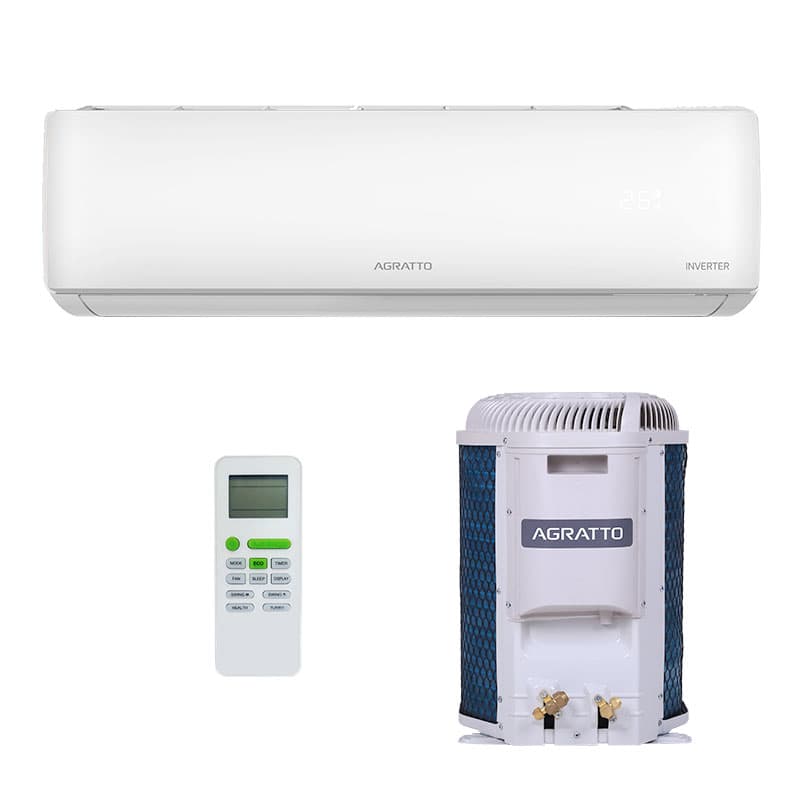 Ar Condicionado Split Hi Wall - Inverter - Eco Top - Agratto - 9.000 BTUs - Quente/Frio - 220V Monofásico