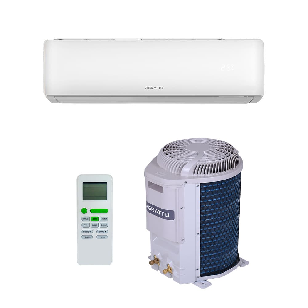 Ar Condicionado Split Hi Wall On/off Agratto One Top 12000 Btus Quente/frio 220V Monofásico ACST12QFI R402