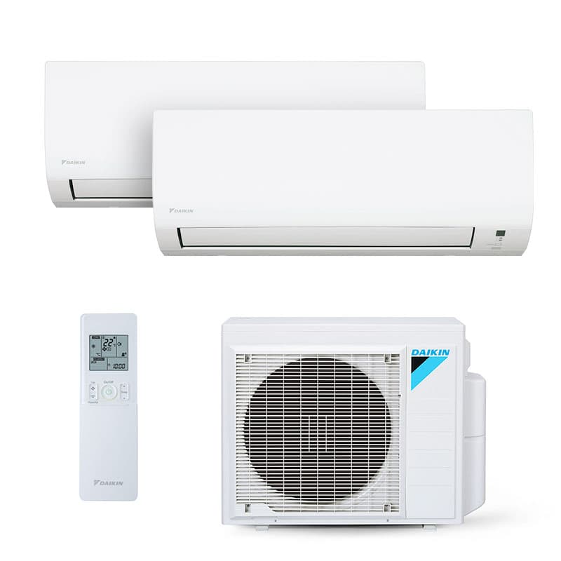 Ar Condicionado Multi Split Inverter Daikin 18.000 BTUs (2 Evap 9.000) Quente/Frio 220V Monofásico