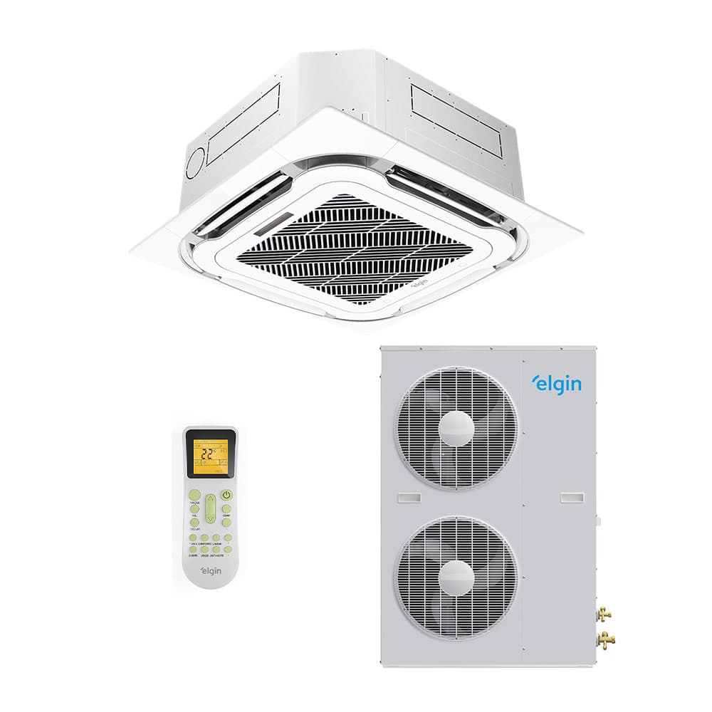 Ar Condicionado Split Cassete 4 Vias - On/Off - Elgin - Plus - 60.000 BTUs - Frio - 220V Trifásico