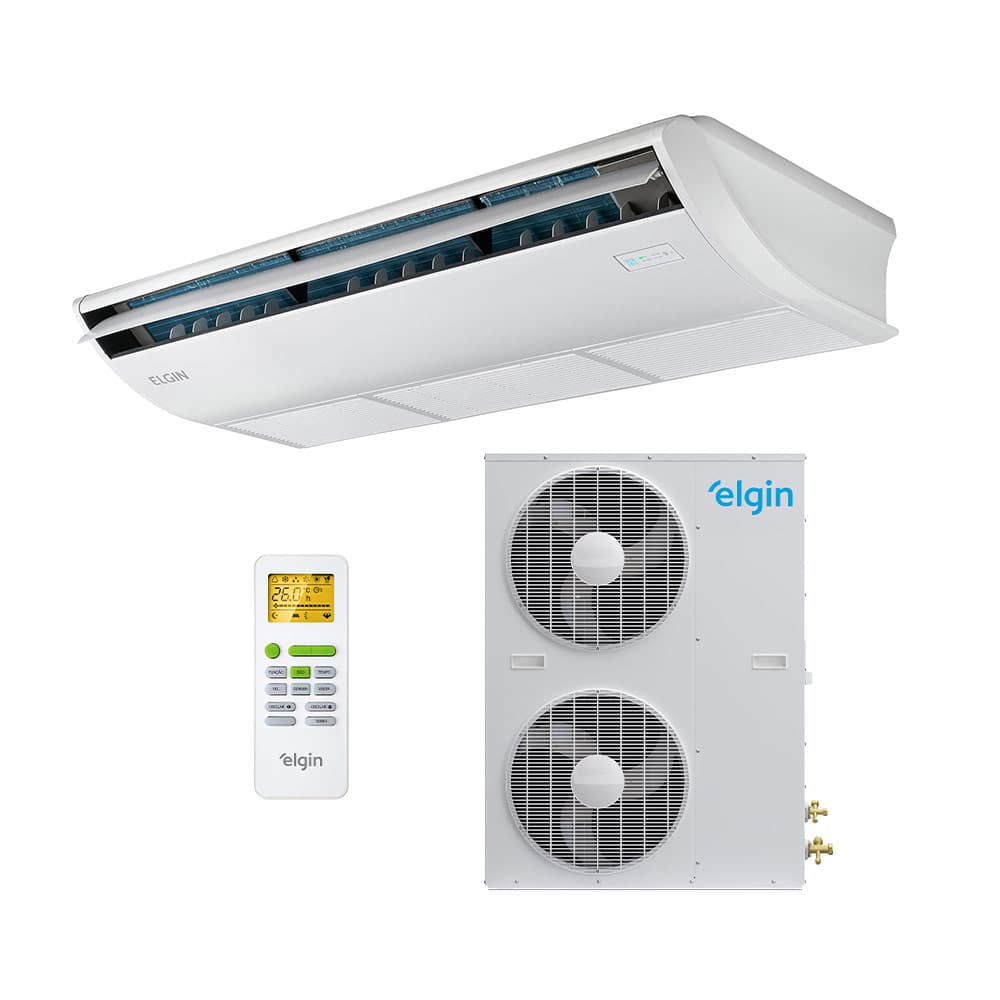 Ar Condicionado Split Piso Teto Eco On/Off Elgin 48000 Btus Frio 380V Trifásico 45PEFI48B2NC