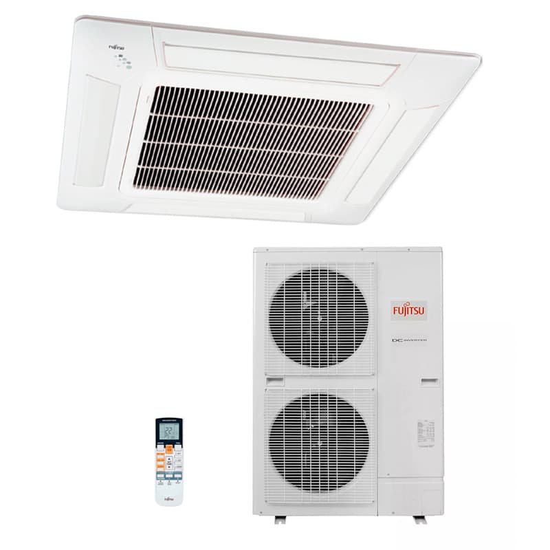 Ar Condicionado Split Cassete 4 Vias - Inverter - Fujitsu - 48.000 BTUs - Quente/Frio - 380V Trifásico