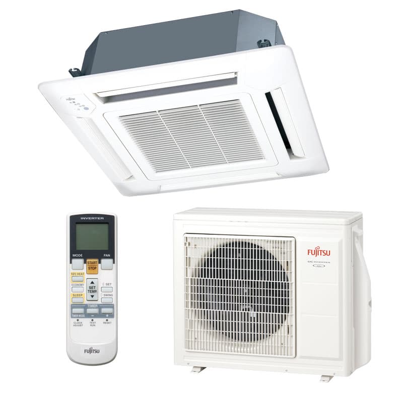 Ar Condicionado Split Cassete 4 Vias - Inverter - Fujitsu - 23.000 BTUs - Quente/Frio - 220V Monofásico
