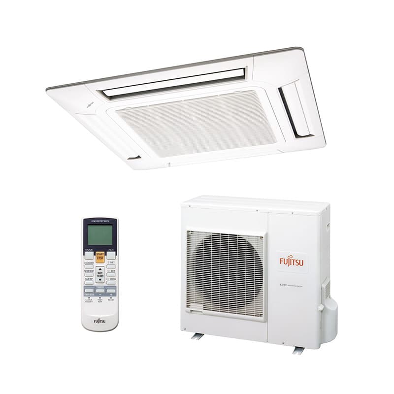 Ar Condicionado Split Cassete 4 Vias - Inverter - Fujitsu - 29.000 BTUs - Quente/Frio - 220V Monofásico