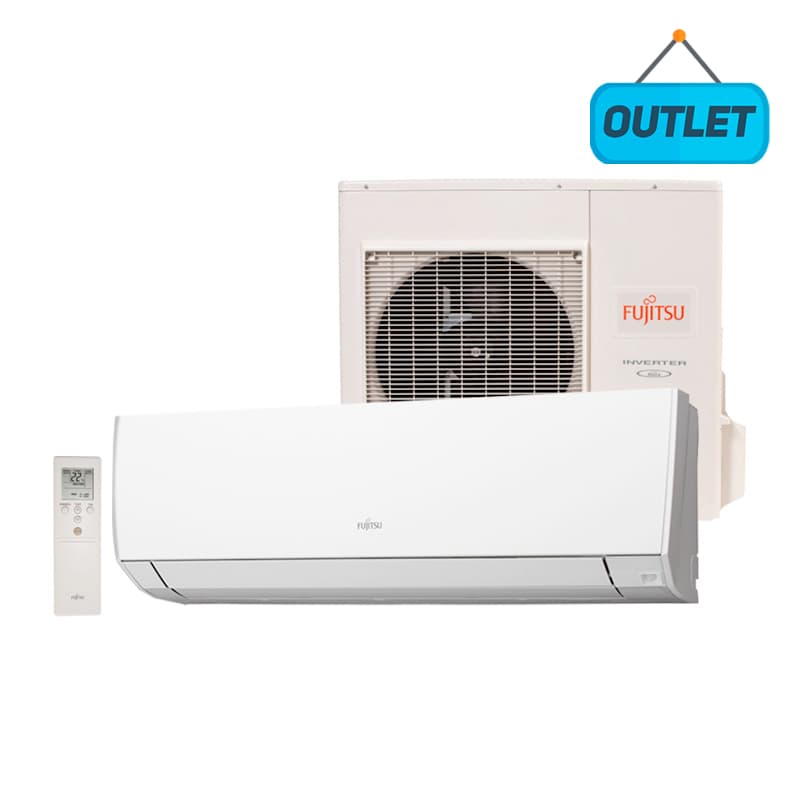 Ar Condicionado Split Hw Inverter Fujitsu 12000 Btus Frio 220V Monofasico ASBG12JMCA - OUTLET
