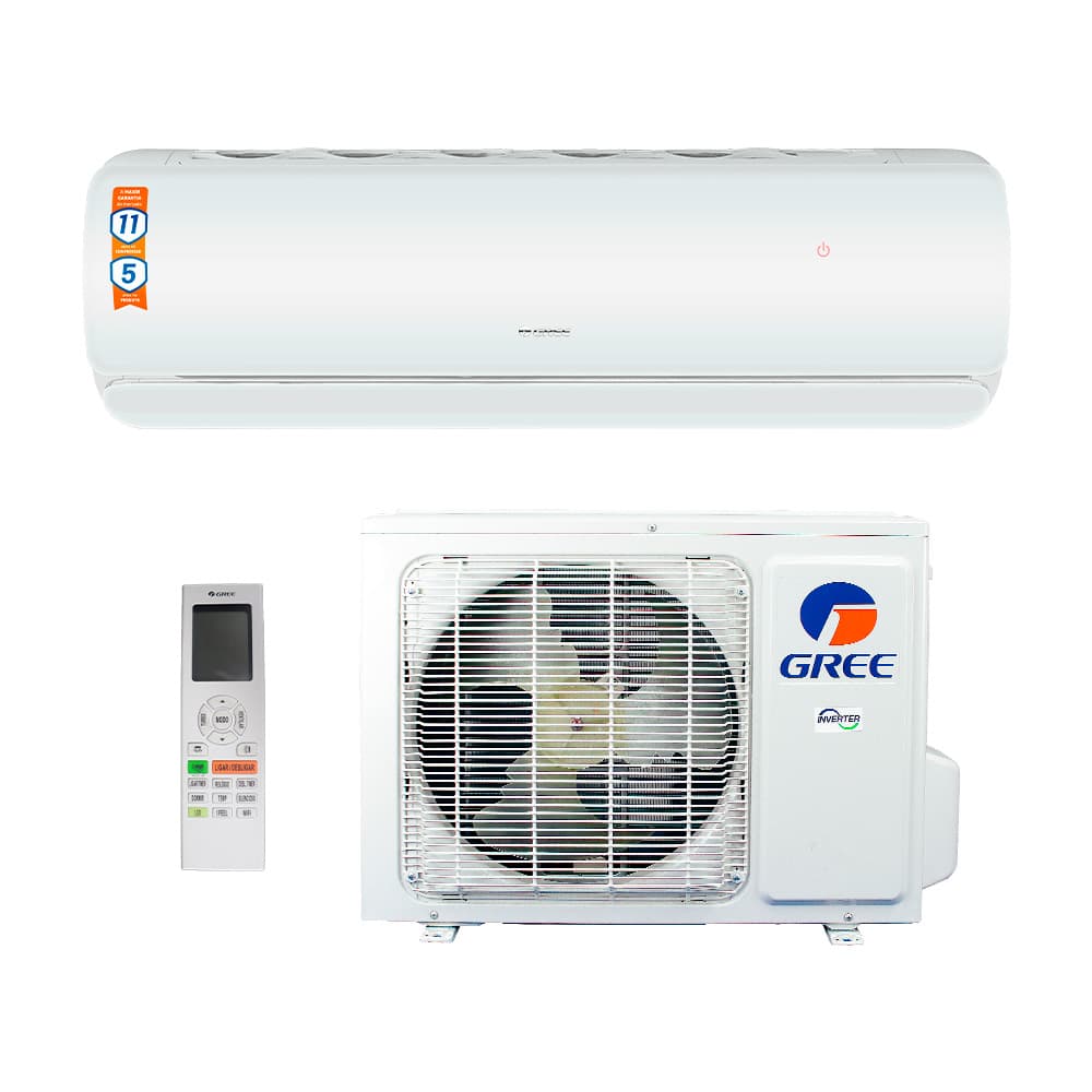 Ar Condicionado Split Hi Wall - Inverter - Gree - Gr-tech - 9.000 BTUs - Quente/Frio - 220V Monofásico