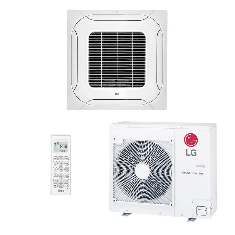 Ar Condicionado Split Cassete 4 Vias - Inverter - LG - 31.000 BTUs - Quente/Frio - 220V Monofásico