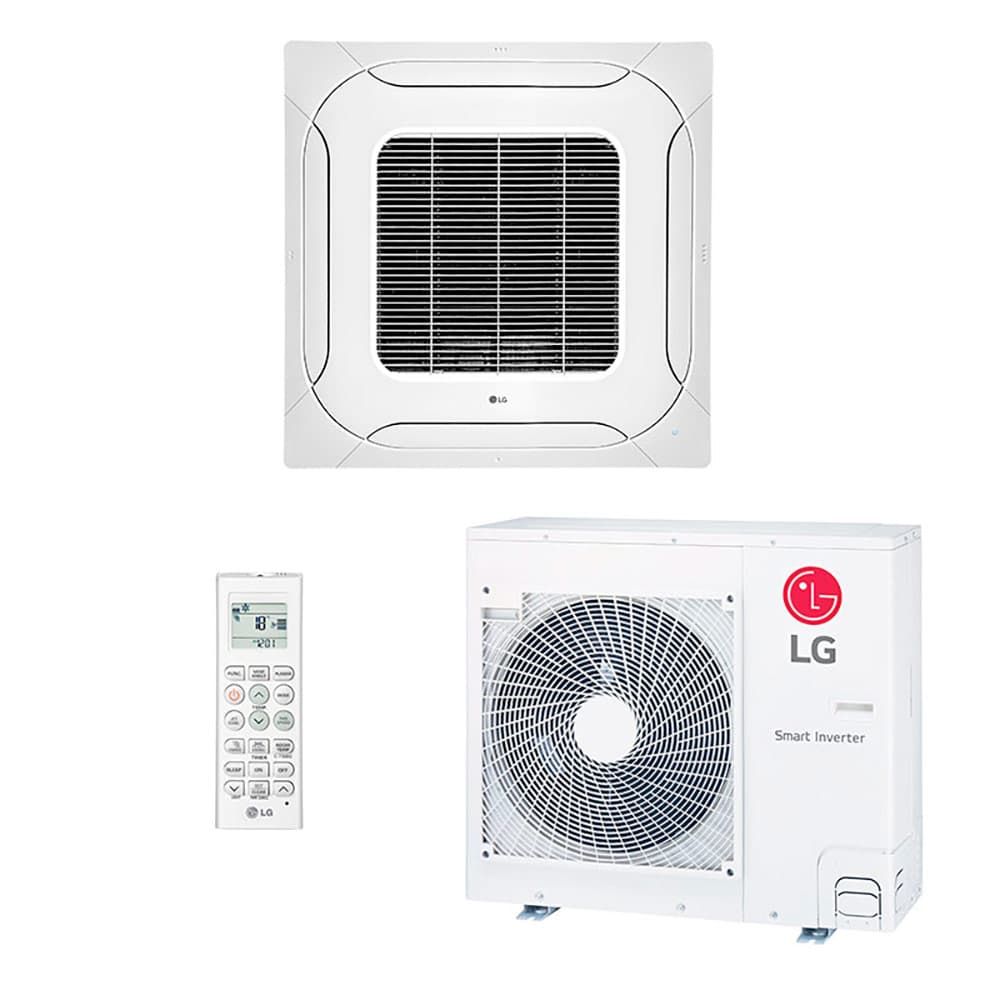 Ar Condicionado Split Cassete 4 Vias - Inverter - LG - 31.000 BTUs - Quente/Frio - 220V Monofásico