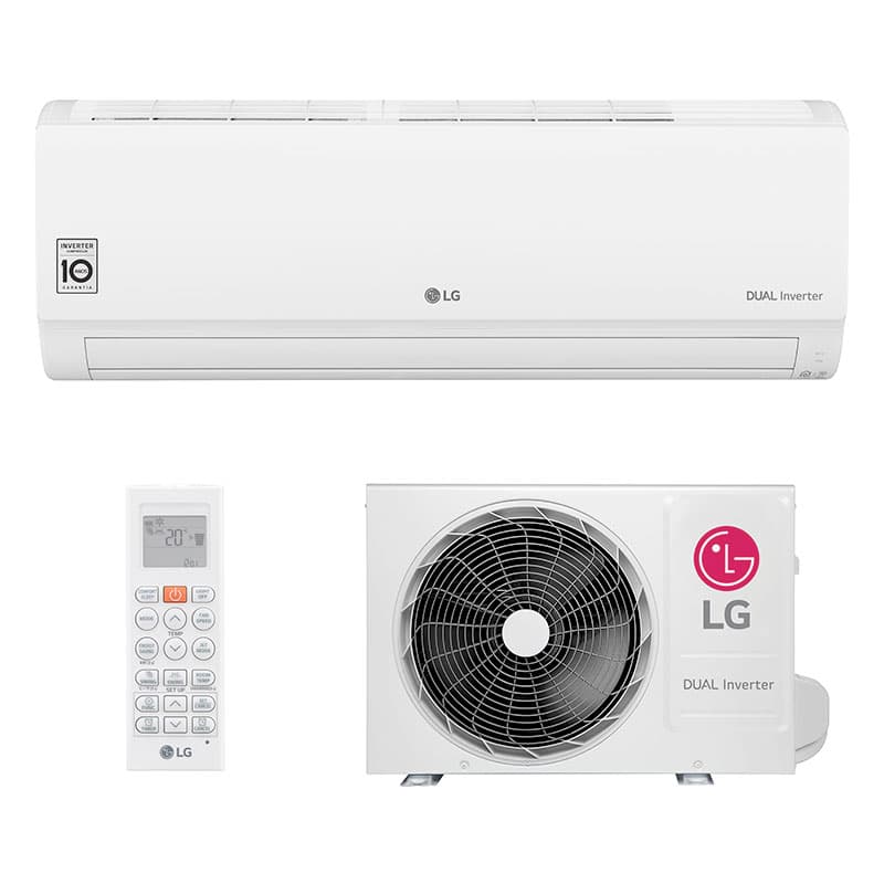 Ar Condicionado Split Hi Wall - Inverter - LG - Dual Voice - 9.000 BTUs - Frio - 220V Monofásico