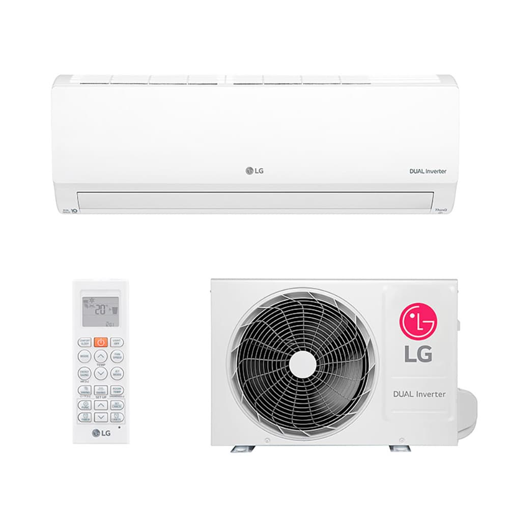 Ar Condicionado Split Hi Wall - Inverter - LG - Dual Voice - 12.000 BTUs - Quente/Frio - 220V Monofásico