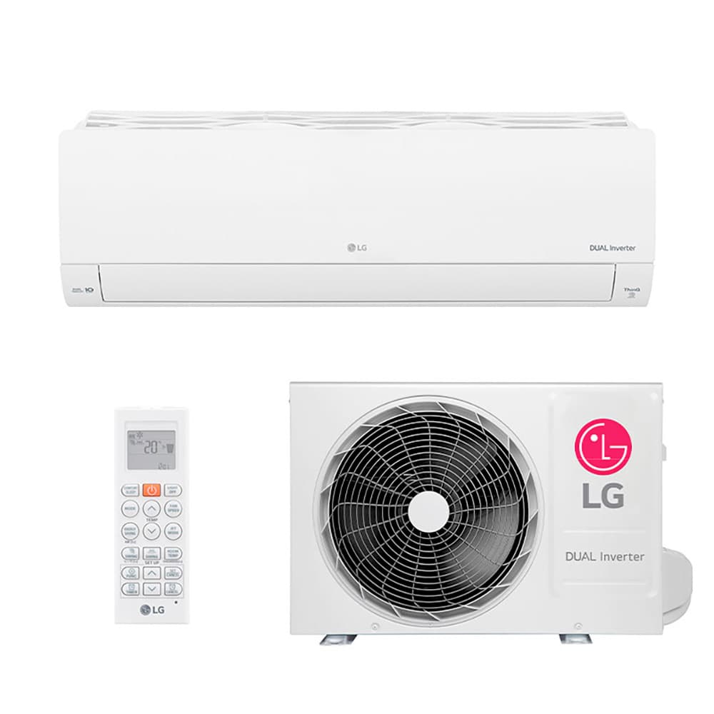 Ar Condicionado Split Hi Wall - Inverter - LG - Dual Voice - 22.000 BTUs - Quente/Frio - 220V