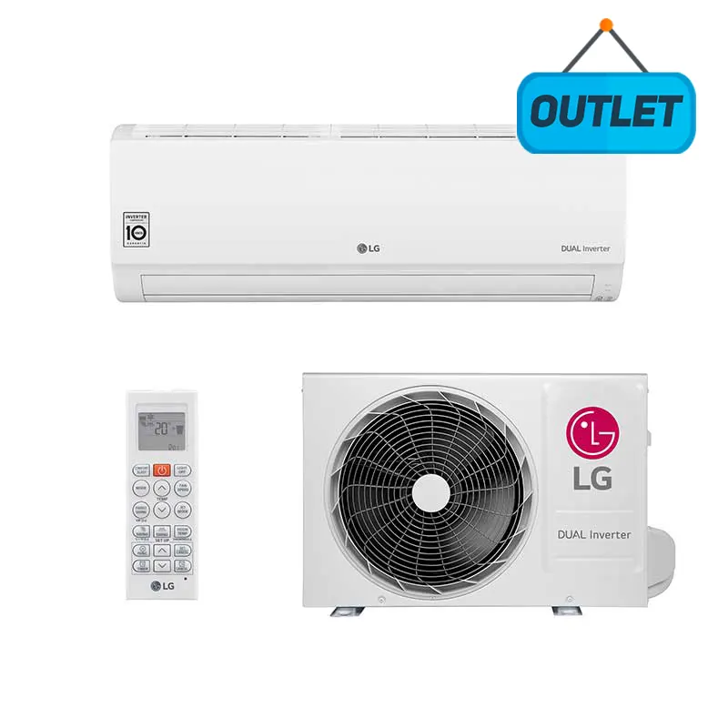 Ar Condicionado Split Hw Lg Dual Voice Inverter 9000 Btus Frio 127V Monofásico - OUTLET
