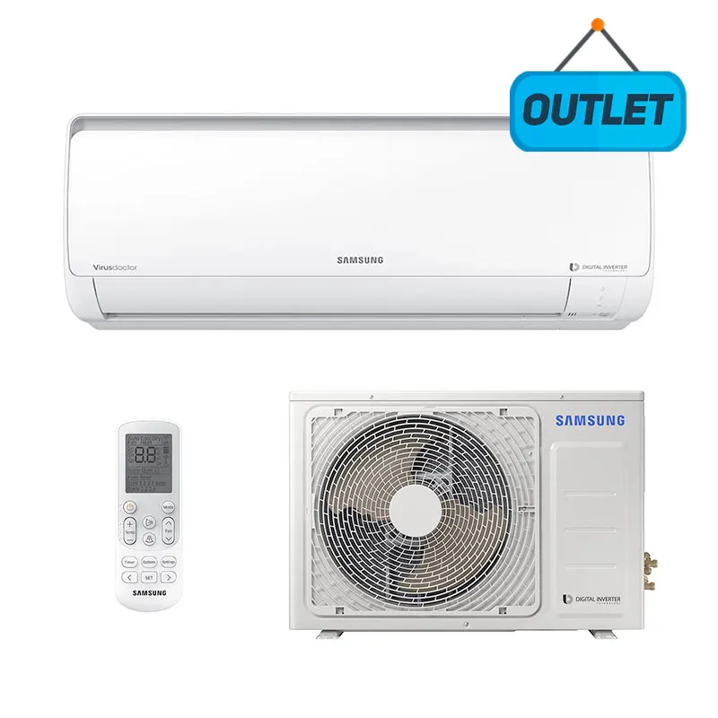 Ar Condicionado Split Hw 12.000 Btu/s Quente/frio 220v Samsung Digital Inverter AR12MSSPBGMNAZ - OUT