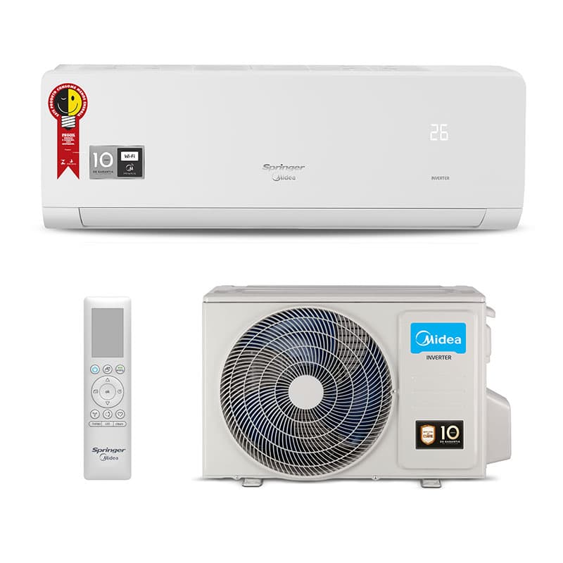 Ar Condicionado Split Inverter Xtreme Save Connect Springer Midea 12000 Btus Frio 220V Monofasico 42AGVCB12M5